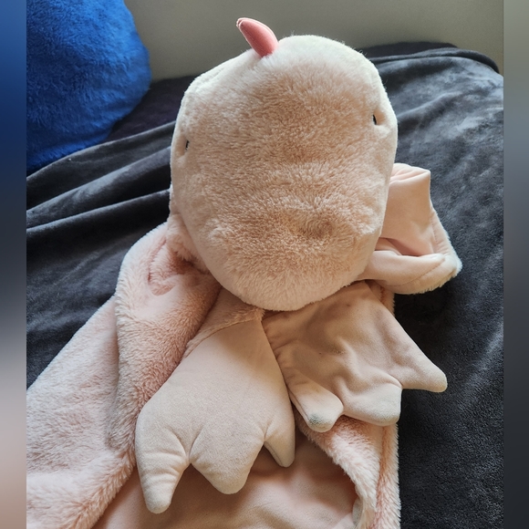 DINOSAUR Pink Hooded Blanket 🦕 - Picture 4 of 10